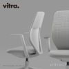 Vitra ヴィトラ ACX Mesh エーシーエックス メッシュ オフィスチェア カラー：7色 ファブリック グリッドニット 固定式アーム デザイン：アントニオ・チッテリオ