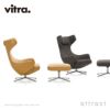 Vitra ヴィトラ Grand Repos & Ottoman グラン レポ ＆ オットマン ラウンジチェア ファブリック：F60 Volo（ボロ） 4スターベース デザイン：アントニオ・チッテリオ