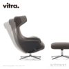 Vitra ヴィトラ Grand Repos & Ottoman グラン レポ ＆ オットマン ラウンジチェア ファブリック：F60 Volo（ボロ） 4スターベース デザイン：アントニオ・チッテリオ