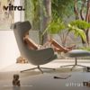 Vitra ヴィトラ Grand Repos & Ottoman グラン レポ ＆ オットマン ラウンジチェア ファブリック：F60 Volo（ボロ） 4スターベース デザイン：アントニオ・チッテリオ