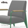 Vitra ヴィトラ Fauteuil de Salon フォトゥイユ ド サロン ラウンジチェア アームカラー：3色 ベースカラー：7色 ファブリック：F60（Twill・Volo） デザイン：ジャン・プルーヴェ