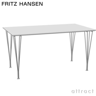 FRITZ HANSEN フリッツ・ハンセン SUPERELLIPSE スーパー楕円テーブル B612 ダイニングテーブル 100×150cm  ラミネート天板 カラー：6色 スパンレッグカラー：7色 デザイン：ピート・ハイン、ブルーノ・マットソン | アトラクト・オンラインショップ