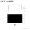 FRITZ HANSEN フリッツ・ハンセン RECTANGULAR 長方形テーブル B637 ダイニングテーブル 80×140cm ラミネート天板 カラー：6色 スパンレッグカラー：5色 デザイン：ピート・ハイン、ブルーノ・マットソン、アルネ・ヤコブセン