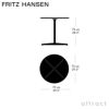 FRITZ HANSEN フリッツ・ハンセン CIRCULAR 円テーブル A622 カフェテーブル 75cm ラミネート天板 カラー：6色 4スターベースカラー：5色 デザイン：アルネ・ヤコブセン 