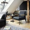 Vitra ヴィトラ Fauteuil de Salon フォトゥイユ ド サロン ラウンジチェア アームカラー：3色 ベースカラー：7色 ファブリック：F100（Nubia） デザイン：ジャン・プルーヴェ