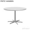  FRITZ HANSEN フリッツ・ハンセン CIRCULAR 円テーブル A825 ダイニングテーブル 120cm ラミネート天板 カラー：6色 6スターベースカラー：5色 デザイン：アルネ・ヤコブセン