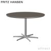  FRITZ HANSEN フリッツ・ハンセン CIRCULAR 円テーブル A825 ダイニングテーブル 120cm ラミネート天板 カラー：6色 6スターベースカラー：5色 デザイン：アルネ・ヤコブセン