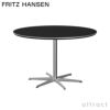  FRITZ HANSEN フリッツ・ハンセン CIRCULAR 円テーブル A825 ダイニングテーブル 120cm ラミネート天板 カラー：6色 6スターベースカラー：5色 デザイン：アルネ・ヤコブセン