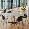  FRITZ HANSEN フリッツ・ハンセン CIRCULAR 円テーブル A825 ダイニングテーブル 120cm ラミネート天板 カラー：6色 6スターベースカラー：5色 デザイン：アルネ・ヤコブセン