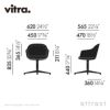 Vitra ヴィトラ Softshell Chair ソフトシェル チェア 4スターベース ベースカラー：2色 ファブリック：F30（Plano） デザイン：ロナン & エルワン・ブルレック