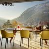 Vitra ヴィトラ Softshell Chair ソフトシェル チェア 4レッグ ベースカラー：ベーシックダーク ファブリック：F80（Dumet・Tress） デザイン：ロナン & エルワン・ブルレック