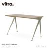 Vitra ヴィトラ Compas Direction コンパス ディレクション テーブル デスク 天板：ウッド 3種類 ベースカラー：7色 デザイン：ジャン・プルーヴェ