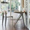 Vitra ヴィトラ Compas Direction コンパス ディレクション テーブル デスク 天板：ウッド 3種類 ベースカラー：7色 デザイン：ジャン・プルーヴェ