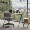 Vitra ヴィトラ Compas Direction コンパス ディレクション テーブル デスク 天板：ウッド 3種類 ベースカラー：7色 デザイン：ジャン・プルーヴェ