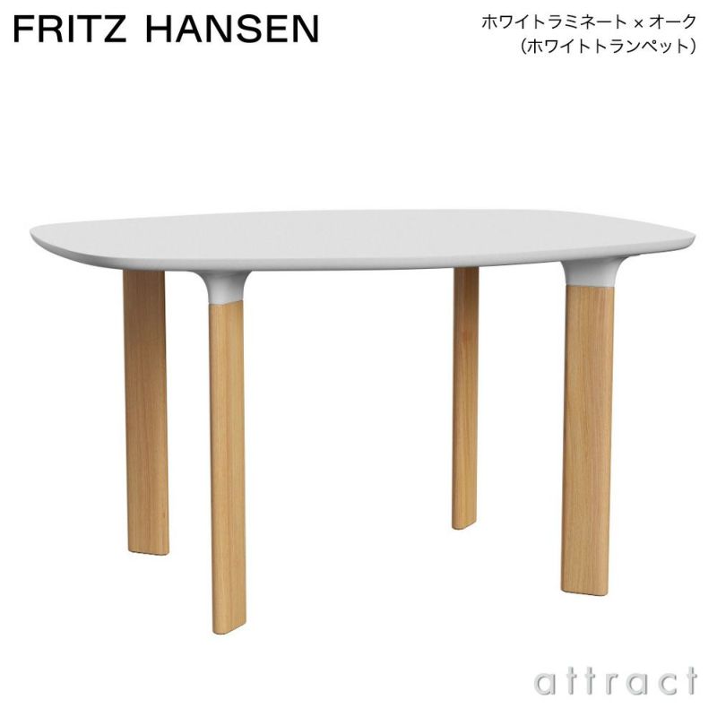  FRITZ HANSEN フリッツ・ハンセン ANALOG アナログテーブル JH43 ダイニングテーブル 105×130cm 無垢材ベース カラー：4色 デザイン：ハイメ・アジョン 