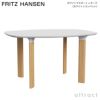  FRITZ HANSEN フリッツ・ハンセン ANALOG アナログテーブル JH43 ダイニングテーブル 105×130cm 無垢材ベース カラー：4色 デザイン：ハイメ・アジョン 