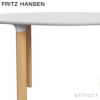  FRITZ HANSEN フリッツ・ハンセン ANALOG アナログテーブル JH43 ダイニングテーブル 105×130cm 無垢材ベース カラー：4色 デザイン：ハイメ・アジョン 