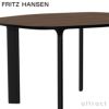  FRITZ HANSEN フリッツ・ハンセン ANALOG アナログテーブル JH43 ダイニングテーブル 105×130cm 無垢材ベース カラー：4色 デザイン：ハイメ・アジョン 