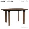  FRITZ HANSEN フリッツ・ハンセン ANALOG アナログテーブル JH43 ダイニングテーブル 105×130cm 無垢材ベース カラー：4色 デザイン：ハイメ・アジョン 