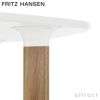  FRITZ HANSEN フリッツ・ハンセン ANALOG アナログテーブル JH43 ダイニングテーブル 105×130cm 無垢材ベース カラー：4色 デザイン：ハイメ・アジョン 