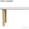 FRITZ HANSEN フリッツ・ハンセン ANALOG アナログテーブル JH63 ダイニングテーブル 105×185cm 無垢材ベース カラー：4色 デザイン：ハイメ・アジョン