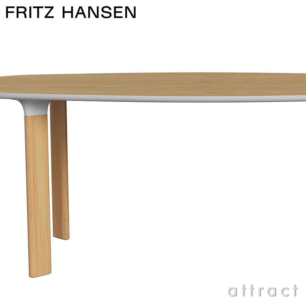 FRITZ HANSEN フリッツ・ハンセン ANALOG アナログテーブル JH63 ダイニングテーブル 105×185cm 無垢材ベース カラー：4色 デザイン：ハイメ・アジョン