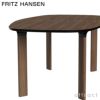 FRITZ HANSEN フリッツ・ハンセン ANALOG アナログテーブル JH63 ダイニングテーブル 105×185cm 無垢材ベース カラー：4色 デザイン：ハイメ・アジョン