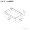 FRITZ HANSEN フリッツ・ハンセン FH3605 デスク テーブル 天板カラー：2色 ベースカラー：2色 デザイン：アルネ・ヤコブセン 