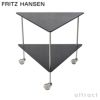  FRITZ HANSEN フリッツ・ハンセン AJ TROLLEY AJトロリー 840410 サイドテーブル キャスター付き カラー：ブラックカラードアッシュ デザイン：アルネ・ヤコブセン