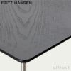  FRITZ HANSEN フリッツ・ハンセン AJ TROLLEY AJトロリー 840410 サイドテーブル キャスター付き カラー：ブラックカラードアッシュ デザイン：アルネ・ヤコブセン