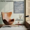  FRITZ HANSEN フリッツ・ハンセン AJ TROLLEY AJトロリー 840410 サイドテーブル キャスター付き カラー：ブラックカラードアッシュ デザイン：アルネ・ヤコブセン