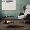  FRITZ HANSEN フリッツ・ハンセン AJ TROLLEY AJトロリー 840410 サイドテーブル キャスター付き カラー：ブラックカラードアッシュ デザイン：アルネ・ヤコブセン