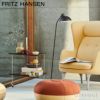  FRITZ HANSEN フリッツ・ハンセン AJ TROLLEY AJトロリー 840410 サイドテーブル キャスター付き カラー：ブラックカラードアッシュ デザイン：アルネ・ヤコブセン