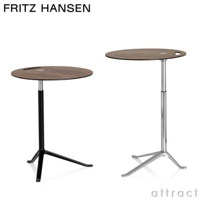 FRITZ HANSEN フリッツ・ハンセン LITTLE FRIEND リトルフレンド KS11 3本脚 ラウンド天板 サイドテーブル  高さ調節機能付き カラー：8色 デザイン：キャスパー・サルト | アトラクト・オンラインショップ