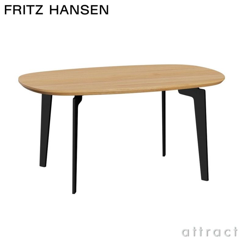 FRITZ HANSEN フリッツ・ハンセン JOIN ジョインテーブル FH21 コーヒーテーブル 楕円形 47×76cm 無垢材 カラー：2色