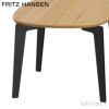 FRITZ HANSEN フリッツ・ハンセン JOIN ジョインテーブル FH21 コーヒーテーブル 楕円形 47×76cm 無垢材 カラー：2色