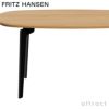 FRITZ HANSEN フリッツ・ハンセン JOIN ジョインテーブル FH21 コーヒーテーブル 楕円形 47×76cm 無垢材 カラー：2色