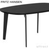 FRITZ HANSEN フリッツ・ハンセン JOIN ジョインテーブル FH21 コーヒーテーブル 楕円形 47×76cm 無垢材 カラー：2色