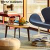 FRITZ HANSEN フリッツ・ハンセン JOIN ジョインテーブル FH21 コーヒーテーブル 楕円形 47×76cm 無垢材 カラー：2色