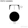 FRITZ HANSEN フリッツ・ハンセン JOIN ジョインテーブル FH41 コーヒーテーブル 円形 80cm 無垢材 カラー：2色