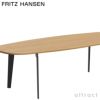 FRITZ HANSEN フリッツ・ハンセン JOIN ジョインテーブル FH61 コーヒーテーブル 楕円形 50×130cm 無垢材 カラー：2色