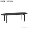 FRITZ HANSEN フリッツ・ハンセン JOIN ジョインテーブル FH61 コーヒーテーブル 楕円形 50×130cm 無垢材 カラー：2色