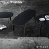 FRITZ HANSEN フリッツ・ハンセン JOIN ジョインテーブル FH61 コーヒーテーブル 楕円形 50×130cm 無垢材 カラー：2色