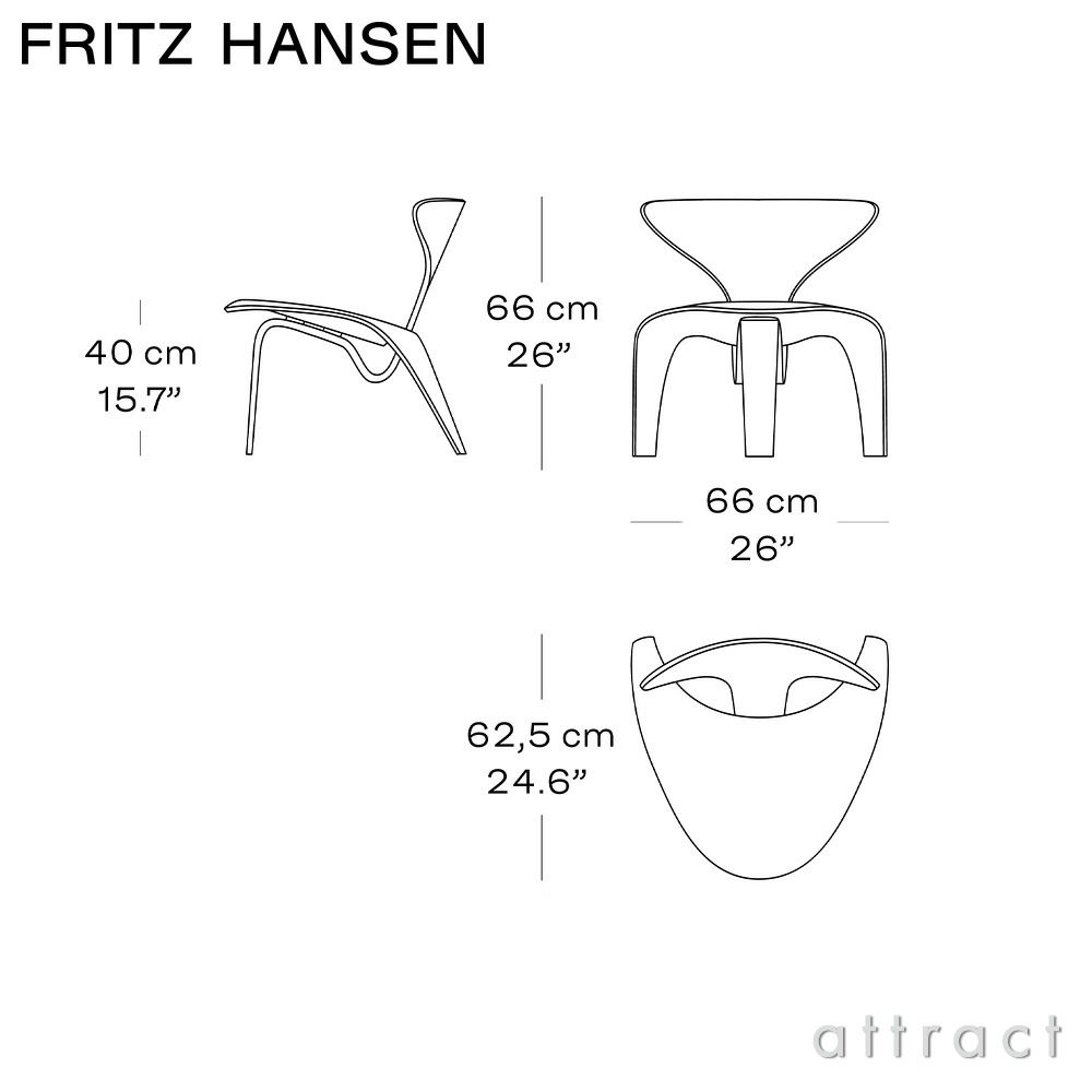 FRITZ HANSEN フリッツ・ハンセン PK0 A ラウンジチェア カラー：2色 デザイン：ポール・ケアホルム 