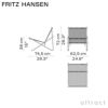 FRITZ HANSEN フリッツ・ハンセン PK4 ラウンジチェア ナイロン芯入り麻ひも カラー：3色 デザイン：ポール・ケアホルム ※シートクッション別売り