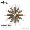 Vitra ヴィトラ Wheel Clock ホイールクロック Wall Clock ウォールクロック カラー：ウォルナット×アルミニウム デザイン：ジョージ・ネルソン