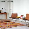 FRITZ HANSEN フリッツ・ハンセン PK33 スツール オーラレザー カラー：4色 マットクローム・スプリングスチールベース デザイン：ポール・ケアホルム