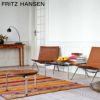 FRITZ HANSEN フリッツ・ハンセン PK33 スツール オーラレザー カラー：4色 マットクローム・スプリングスチールベース デザイン：ポール・ケアホルム
