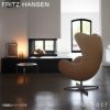 FRITZ HANSEN フリッツ・ハンセン PK33 スツール オーラレザー カラー：4色 マットクローム・スプリングスチールベース デザイン：ポール・ケアホルム