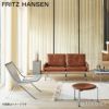 FRITZ HANSEN フリッツ・ハンセン PK33 スツール オーラレザー カラー：4色 マットクローム・スプリングスチールベース デザイン：ポール・ケアホルム